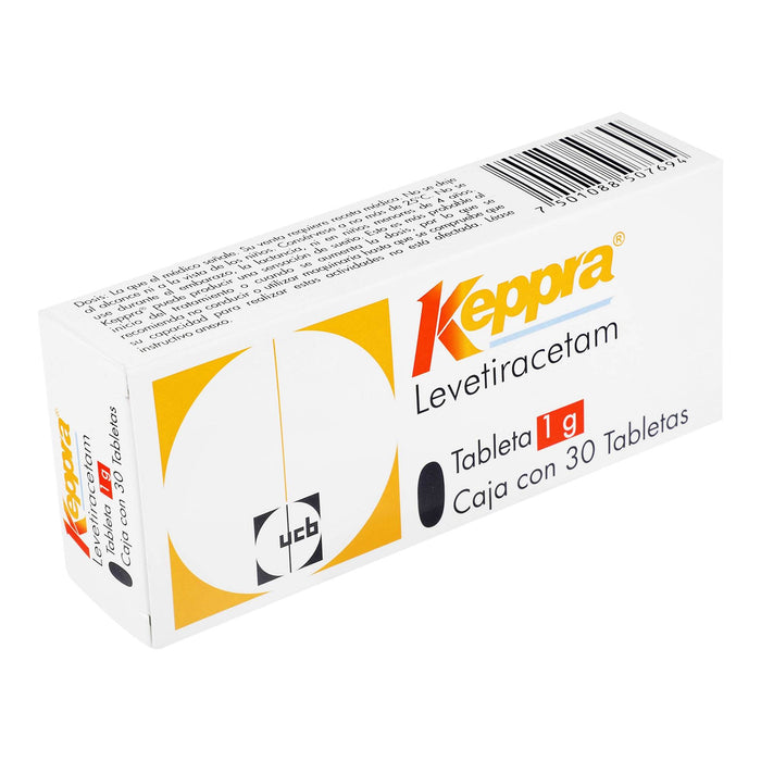 Keppra 1G Con 30 Tabletas (Levetiracetam) - WeCare Pharma