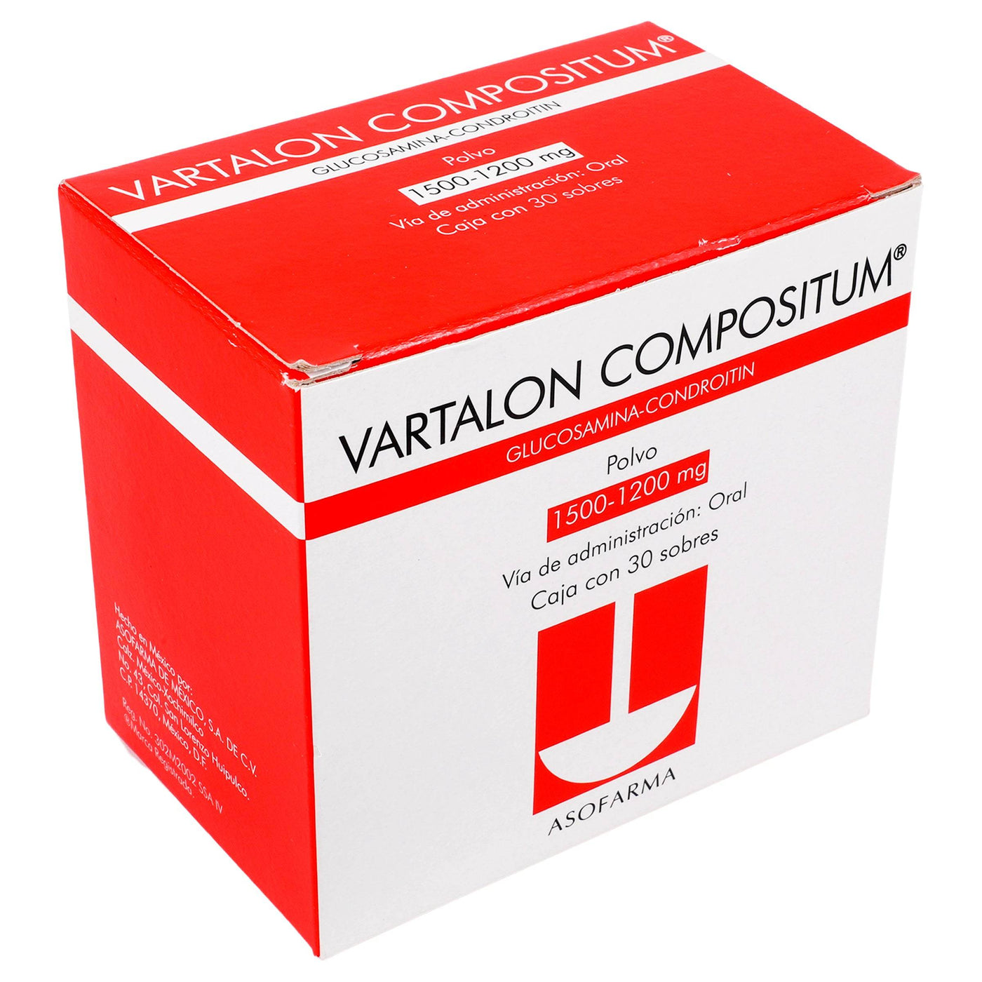 Vartalon Compositum Polvo 1500Mg/1200Mg Con 30 (Glucosamina/Condroitin