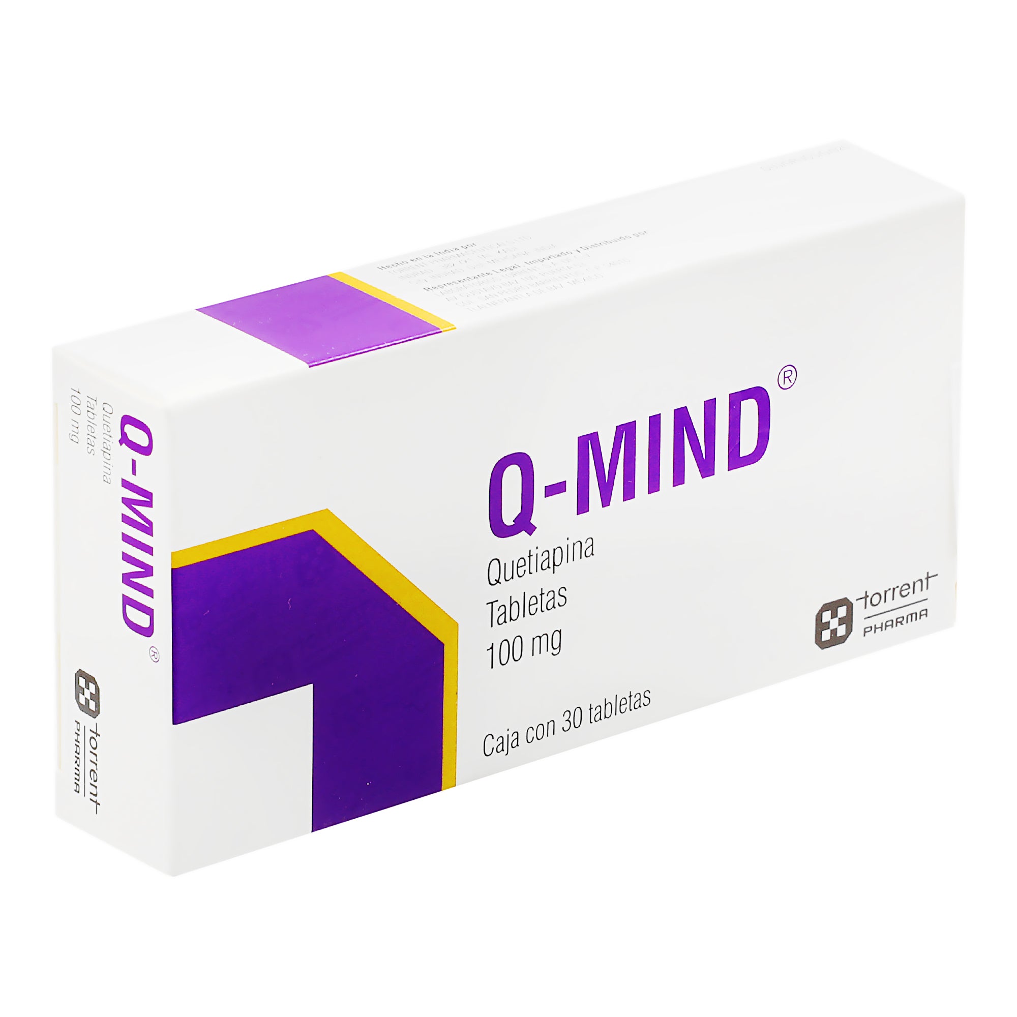 Q-Mind 100Mg Con 30 Tabletas (Quetiapina) 2 - 8903855060002