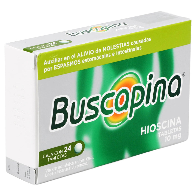 Buscapina 10Mg Con 24 Tabletas (Hioscina) - WeCare Pharma