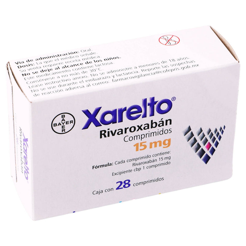Xarelto 15Mg Con 28 Comprimidos (Rivaroxaban) - WeCare Pharma