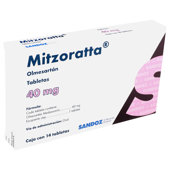Mitzoratta (Olmesartan) Tabletas 40Mg Con 14 - WeCare Pharma