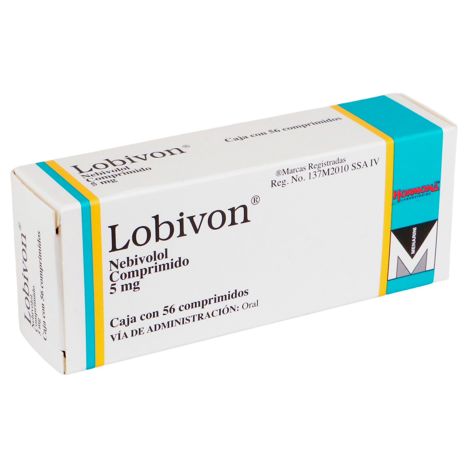 Lobivon 5Mg Con 56 Comprimidos (Nebivolol) 2 - 7506317100677