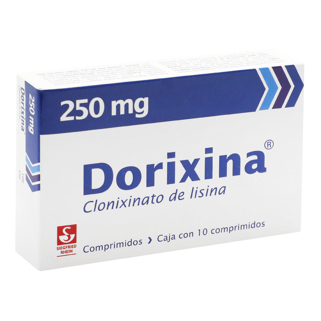 Dorixina 250Mg Con 10 Tabletas (Clonixinato De Lisina) 2 - 7501300409713