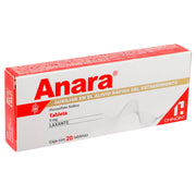 Anara 5Mg Con 20 Tabletas (Picosulfato Sodico) - WeCare Pharma