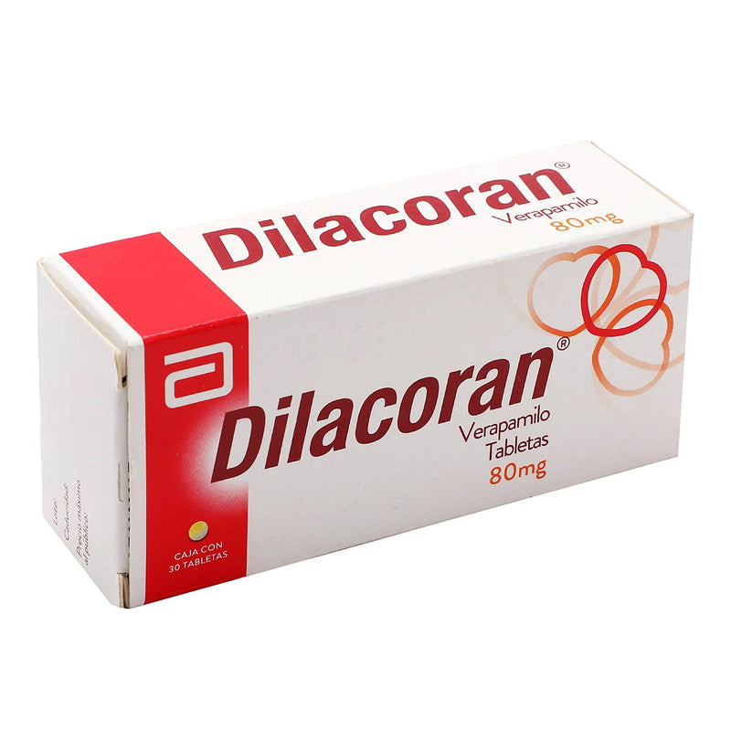 Dilacoran 80Mg Con 30 Tabletas (Verapamilo) - WeCare Pharma