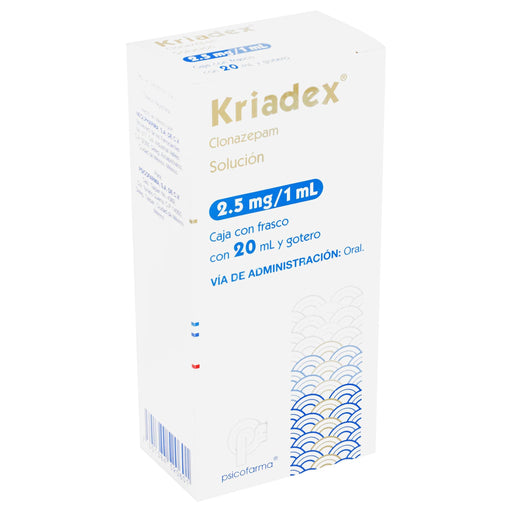 Kriadex (Clonazepam) Solución 2.5Mg/Ml 20Ml - WeCare Pharma