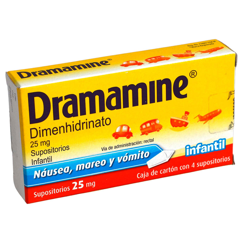 Dramamine Sup 25Mg Con 4 (Dimenhinidrato) - WeCare Pharma
