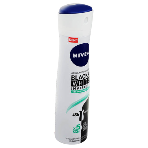 Desodorante Nivea Black Y White Invisible 48H Spray 150Ml - WeCare Pharma