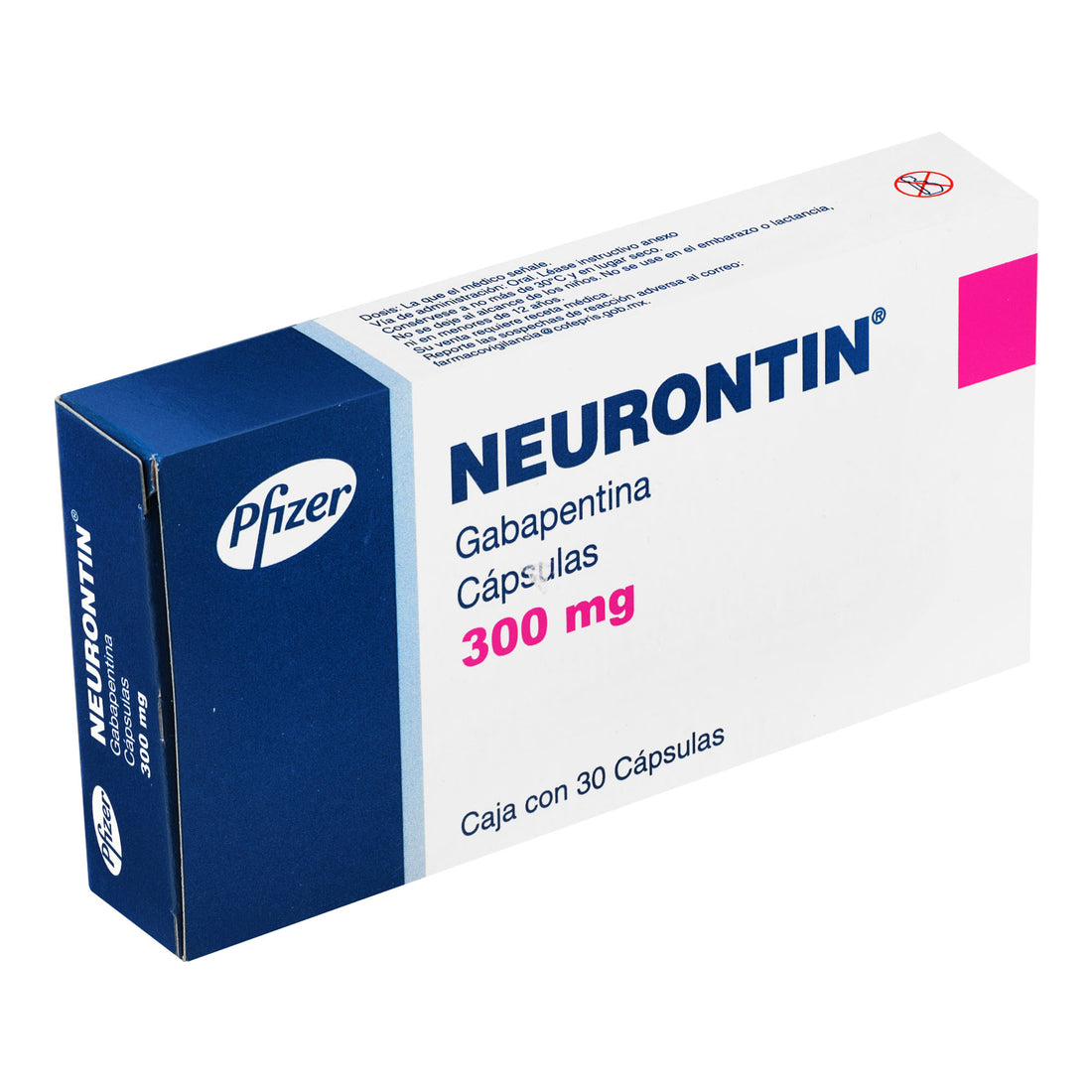 Neurontin 300Mg Con 30 Capsulas (Gabapentina) 2 - 7501287652713