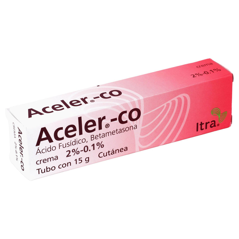 Aceler-Co Crema 2%/1% 15G (Acido Fusidico/Betametasona) - WeCare Pharma