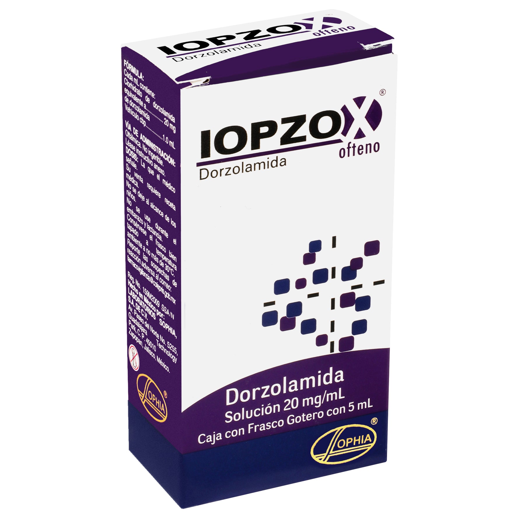 Iopzox Ofteno Gotas 20Mg/Ml 5Ml (Dorzolamida) 2 - 736085409857