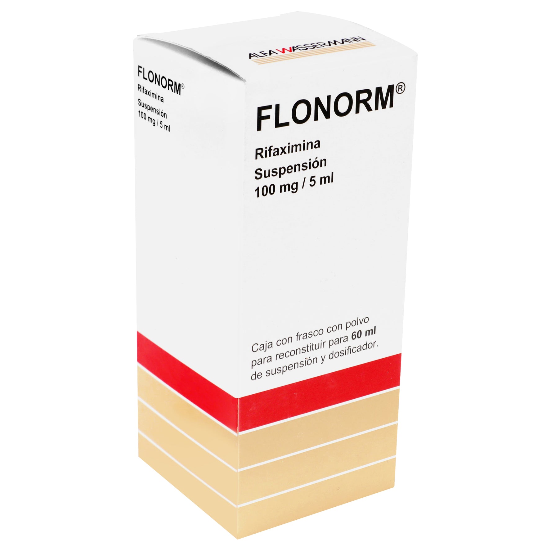 Flonorm Suspensión 100Mg/5Ml 60Ml (Rifaximina) 2 - 8020030053175