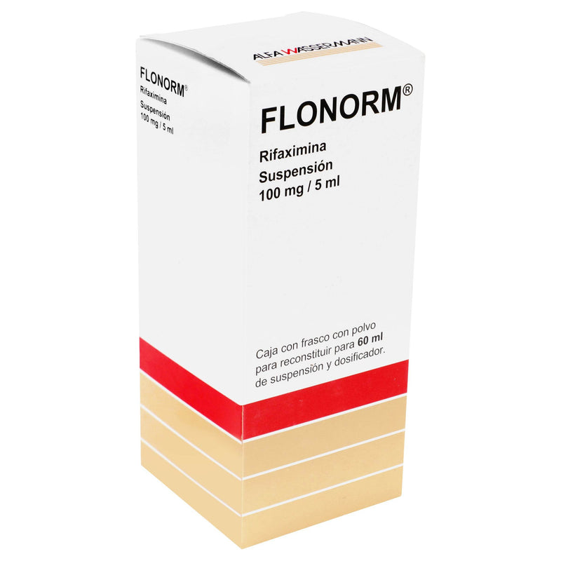 Flonorm Suspensión 100Mg/5Ml 60Ml (Rifaximina) - WeCare Pharma