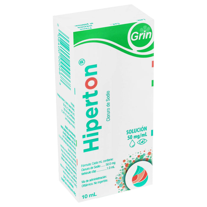 Hiperton Gotas 50Mg/Ml 10Ml (Cloruro De Sodio) - WeCare Pharma