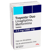 Trayenta Duo 2.5Mg/1000Mg Con 30 Tabletas (Linagliptina/Metformina) - WeCare Pharma