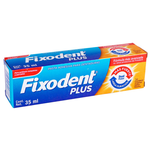 Fixodent Plus Adhesivo Para Dentaduras 35Ml - WeCare Pharma