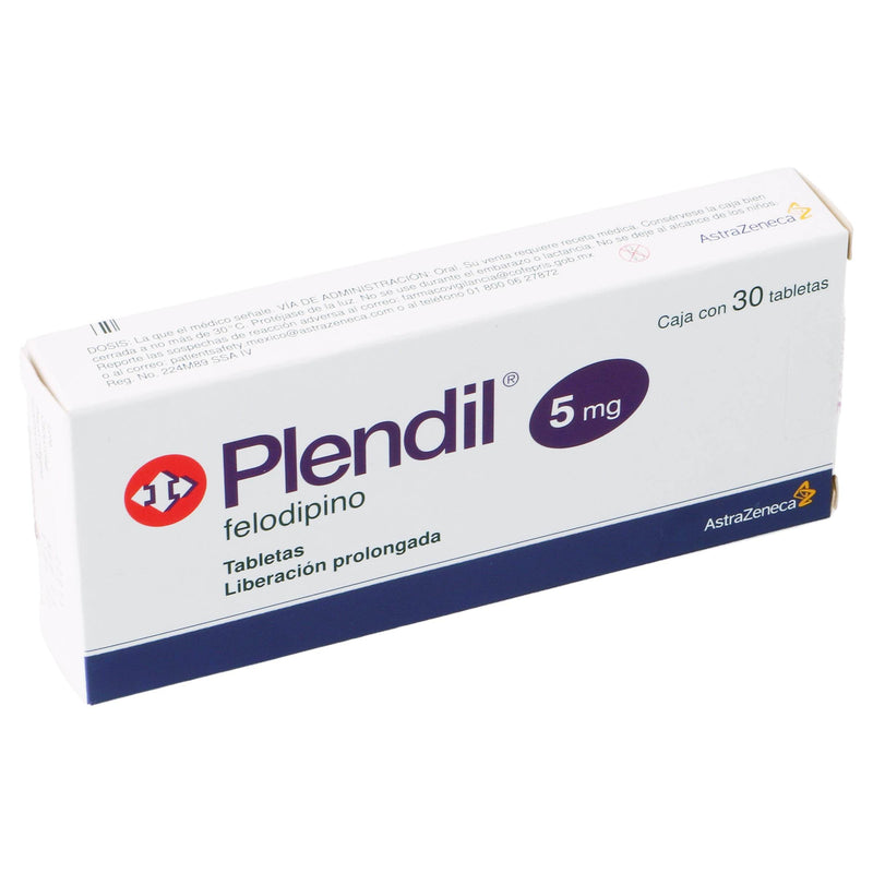 Plendil 5Mg Con 30 Tabletas (Felodipino) - WeCare Pharma