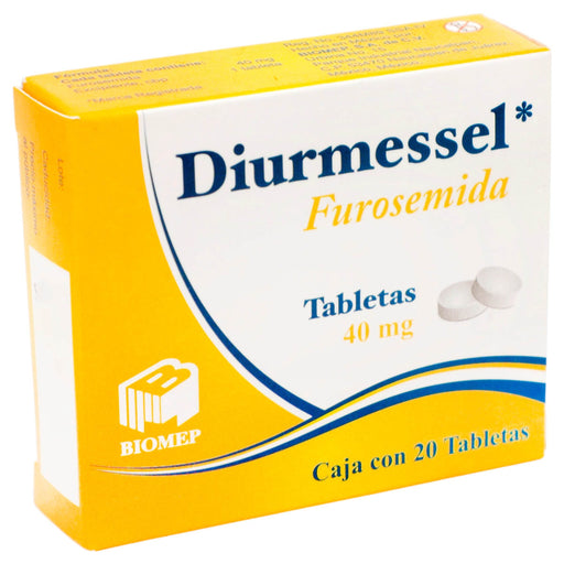 Diurmessel 40Mg Con 20 Tabletas (Furosemida) - WeCare Pharma