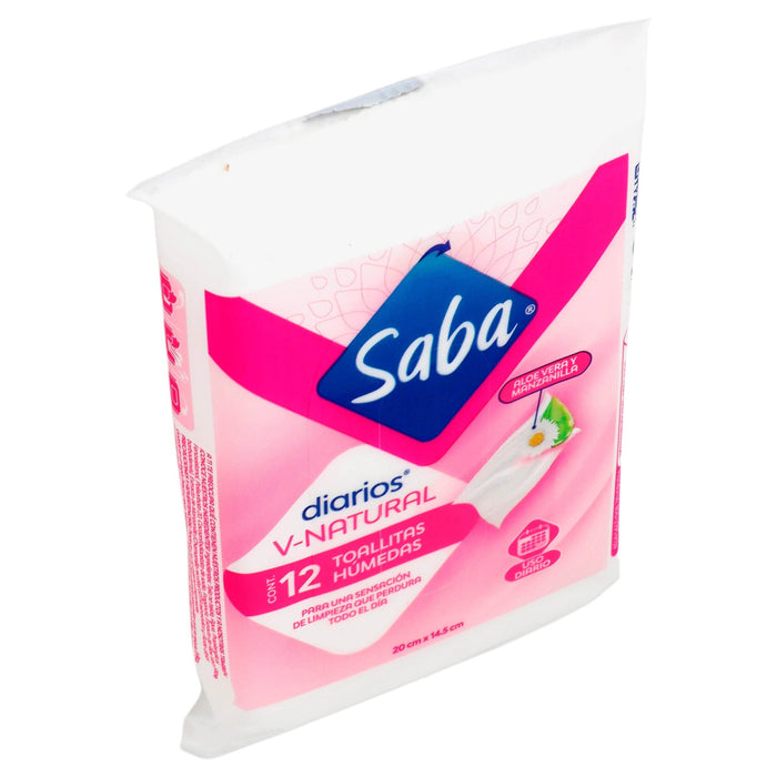 Toallitas Humedas Saba Con 12 - WeCare Pharma