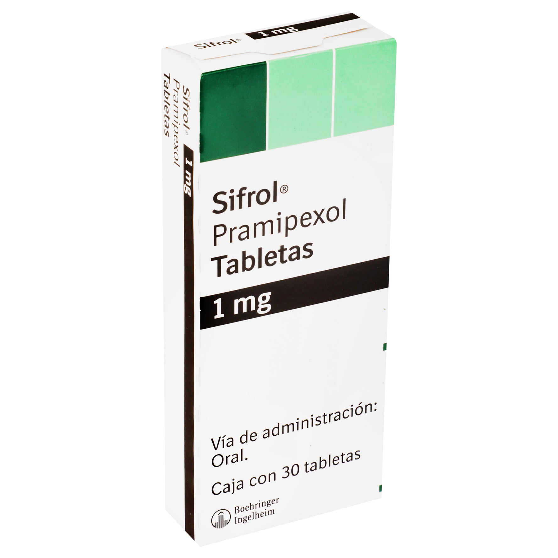 Sifrol 1Mg Con 30 Tabletas (Pramipexol) 2 - 7501037985092