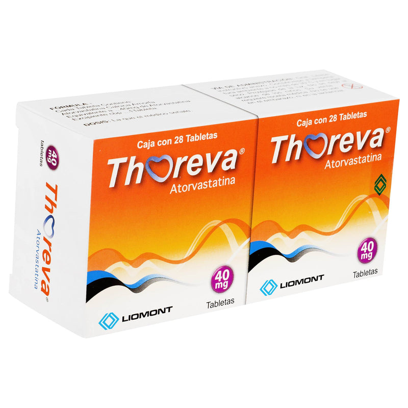 Thoreva Dual 40Mg Con 28 Tabletas (Atorvastatina) - WeCare Pharma