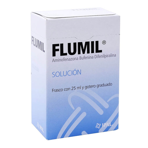 Flumil Gotas 2Mg/75Mg/75Mg 25Ml (Aminofenazona/Bufemina/Difenilpramina) - WeCare Pharma