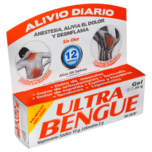 Ultra Bengue Gel 10G/2G 35G (Naproxeno/Lidocaina) - WeCare Pharma