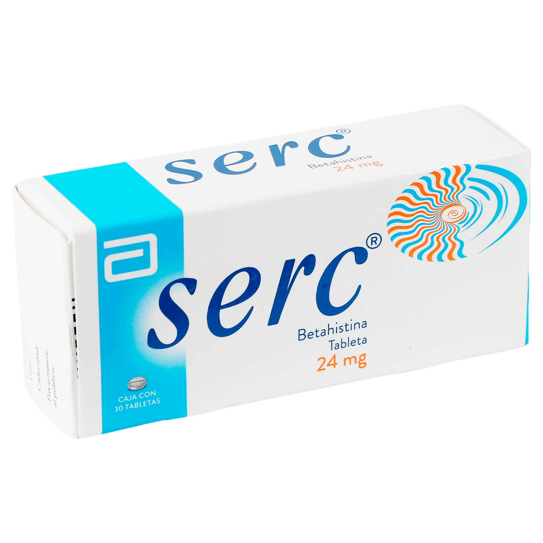 Serc 24Mg Con 30 Tabletas (Betahistina) 2 - 7501033957871