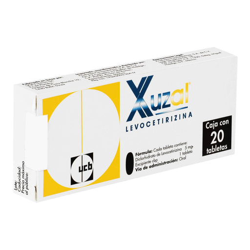 Xuzal 5Mg Con 20 Tabletas (Levocetirizina) - WeCare Pharma
