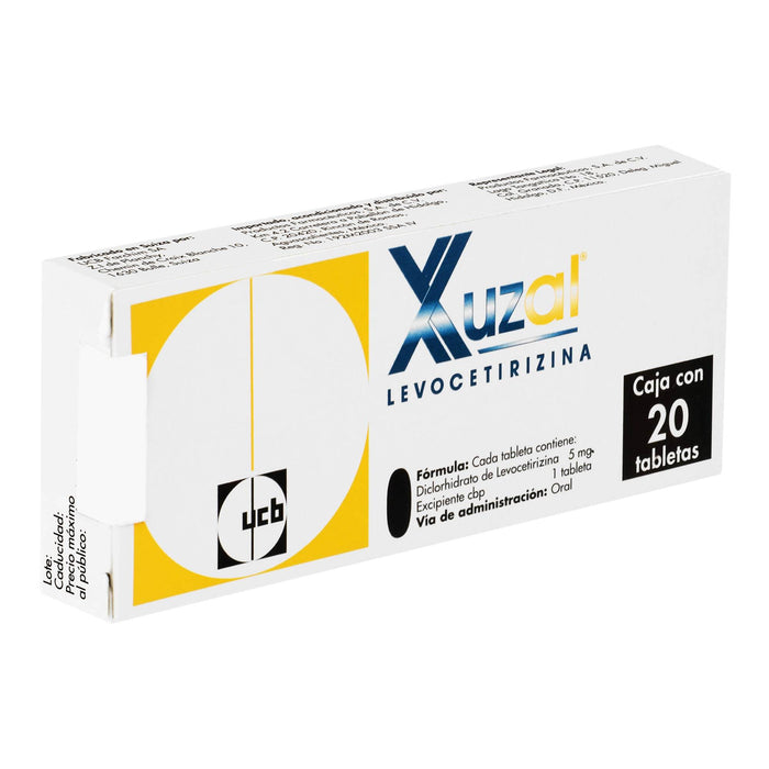 Xuzal 5Mg Con 20 Tabletas (Levocetirizina) - WeCare Pharma