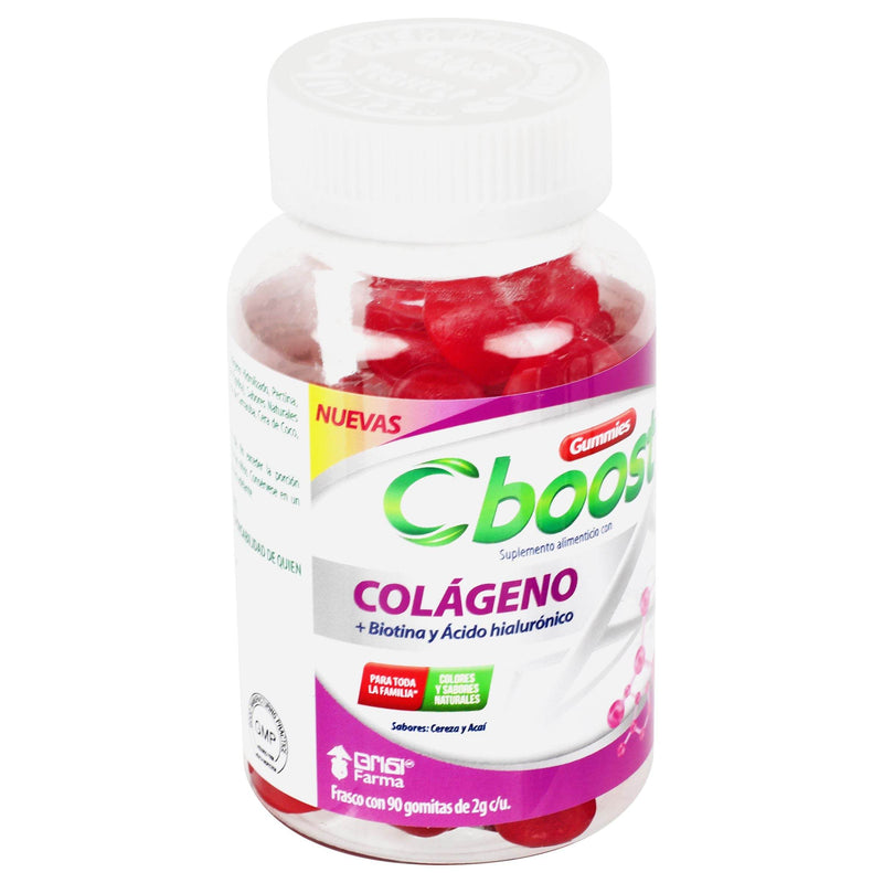 Cboost Gomitas 2G Con 90 (Colageno/Biotina/Acido Hialuronico) - WeCare Pharma