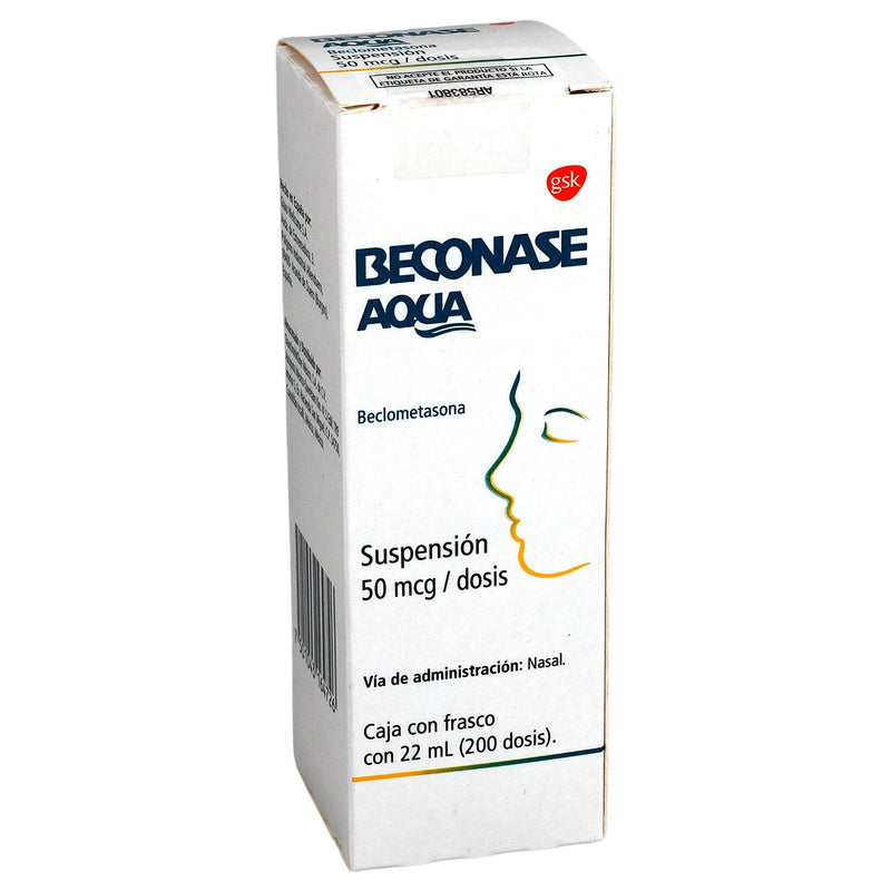 Beconase Aqua Suspensión 50Mcg 200D (Beclometasona) - WeCare Pharma