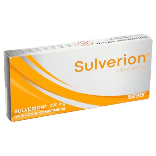 Sulverion 200Mg Con 20 Tabletas (Sulbutiamina) - WeCare Pharma