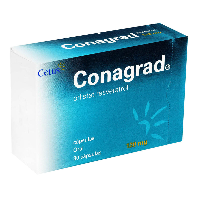 Conagrad 120Mg Con 30 Capsulas (Orlistat Resveratrol) - WeCare Pharma