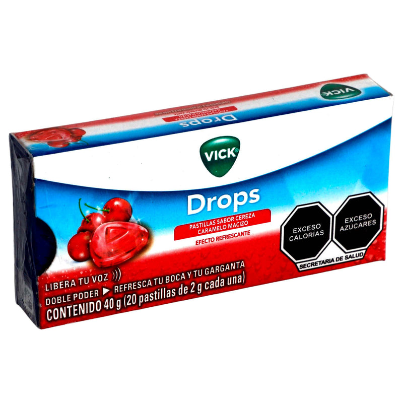 Vick Drops Cereza Pastillas 40G Con 20 - WeCare Pharma