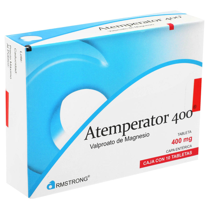 Atemperator (Valproato De Magnesio) Tabletas 400Mg Con 10 - WeCare Pharma