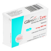 Glimetal Lex 4Mg/850Mg Con 30 Tabletas (Glimepirida/Metformina) - WeCare Pharma