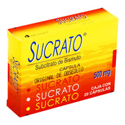 Sucrato 500Mg Con 20 Capsulas (Subcitrato De Bismuto) - WeCare Pharma