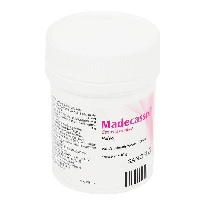 Madecassol Polvo 20Mg/1G 10G (Centella Asiatica) - WeCare Pharma