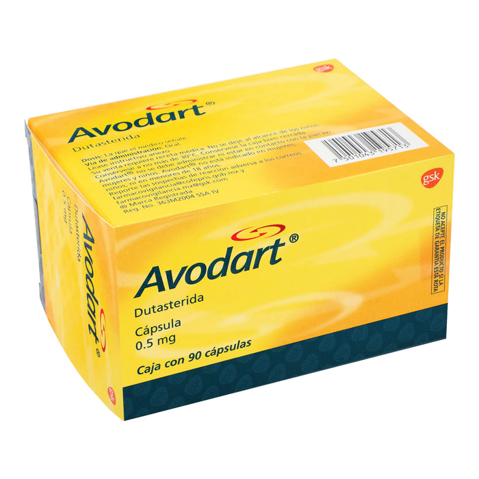 Avodart 5Mg Con 90 Capsulas (Dutasterida) 2 - 7501043195713