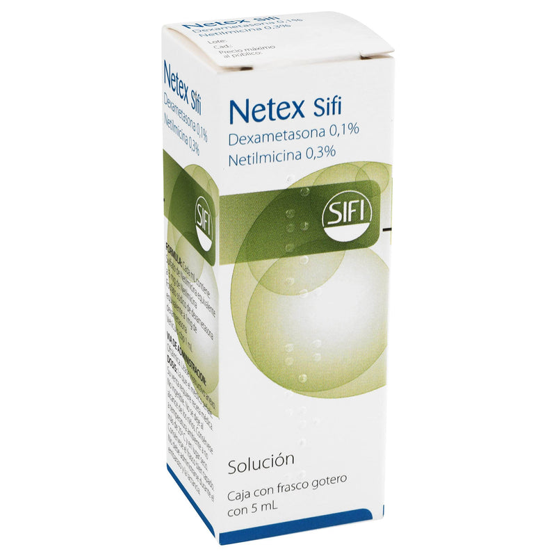 Netex Sifi Gotas 0.1%/0.3% 5Ml (Dexametasona/Netilmicina) - WeCare Pharma