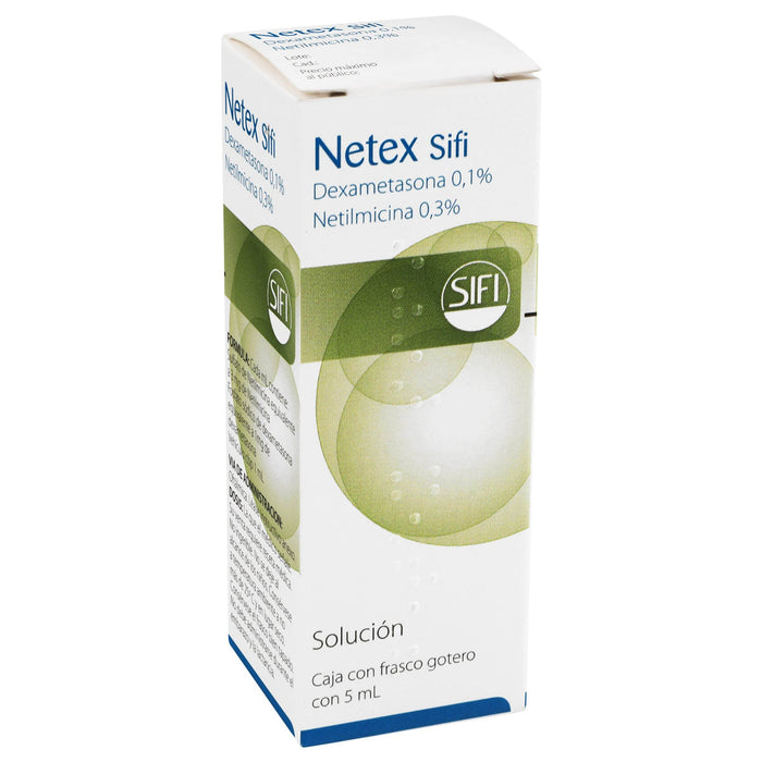 Netex Sifi Gotas 0.1%/0.3% 5Ml (Dexametasona/Netilmicina) - WeCare Pharma