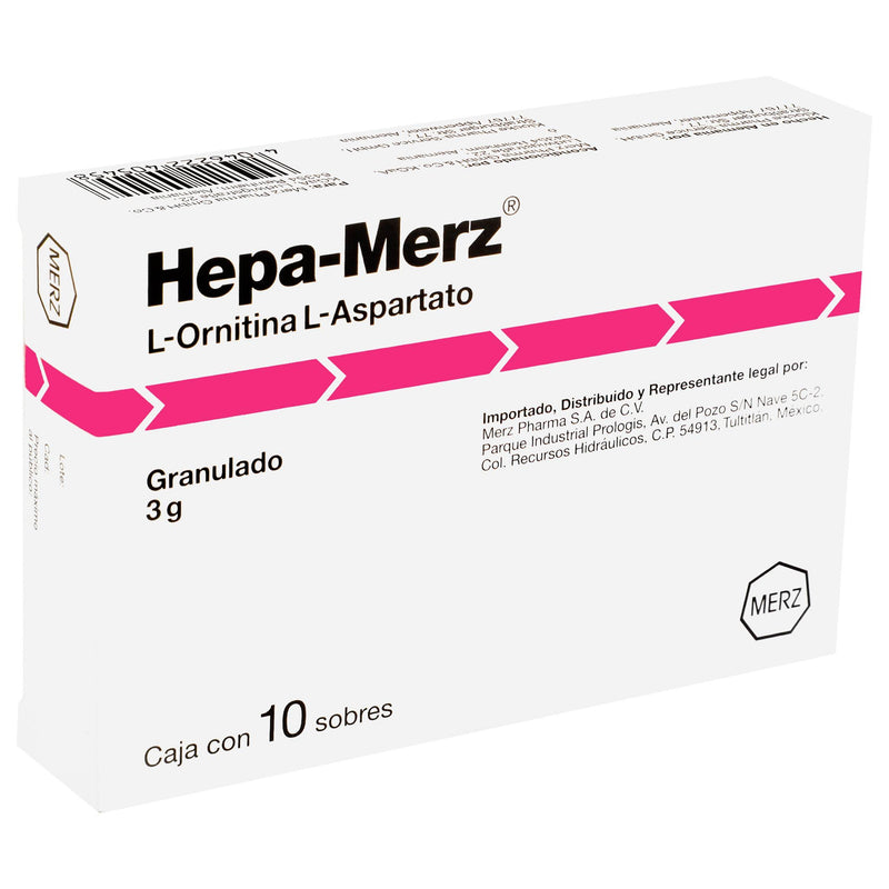 Hepa-Merz Gran 3G Con 10 (L-Ornitina/L-Aspartato) - WeCare Pharma