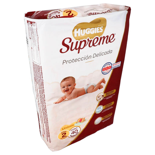 Pañal Huggies Supreme Unisex Etapa 2 Con 40 - WeCare Pharma
