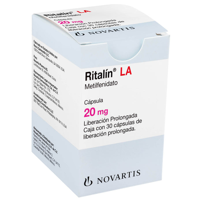 Ritalin La (Metilfenidato) Capsulas 20Mg Con 30 - WeCare Pharma