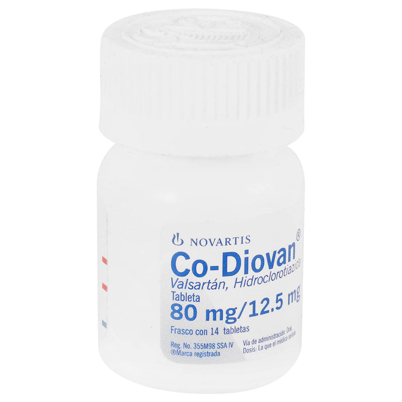 Co-Diovan 80Mg/12.5Mg Con 14 Tabletas (Valsartan/Hidroclorotiazida) - WeCare Pharma