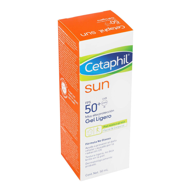 Cetaphil Sun Protector Solar En Gel Fps50 50Ml - WeCare Pharma