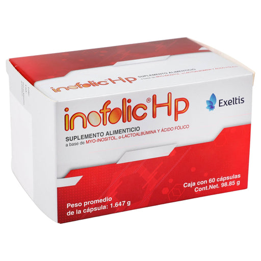 Inofolic Hp 98.43G Con 60 Capsulas (Myo Inositol/Lactoalbumina/Ac Folico) - WeCare Pharma
