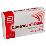 Controlip Dual 145Mg/40Mg Con 30 Tabletas (Fenobibrato/Simvastatina) - WeCare Pharma